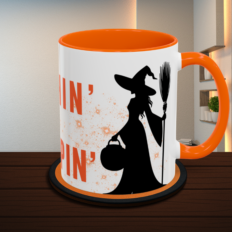 Witching And Sipping - Witchy Halloween Coffee Mug