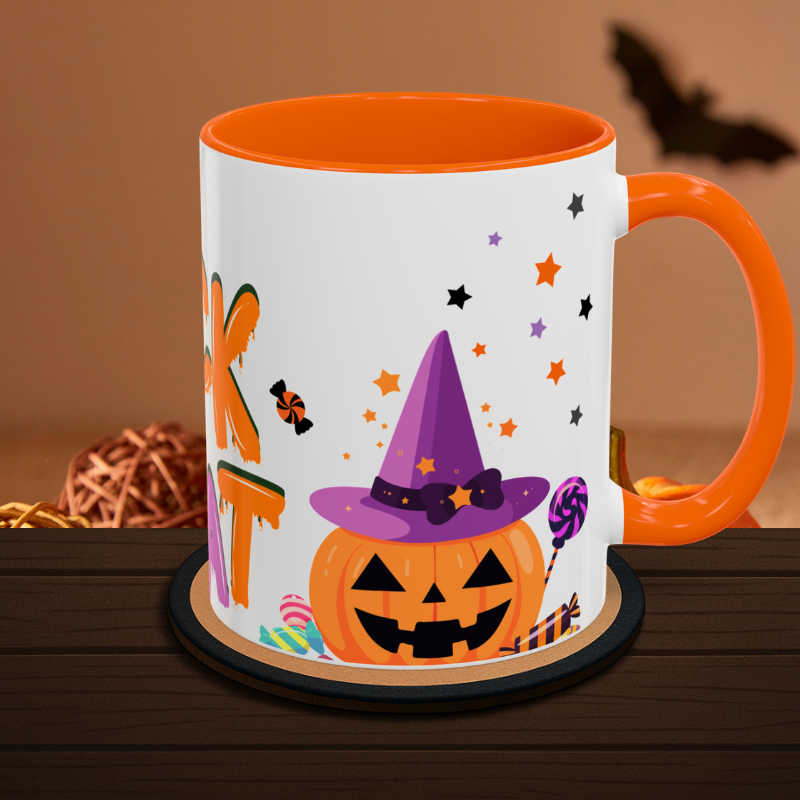 Trick or Treat Coffee Mug - Spooky Halloween Mug