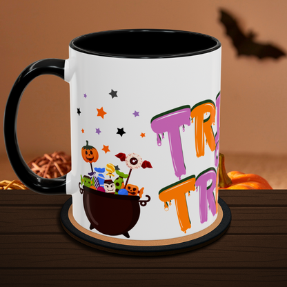 Trick or Treat Coffee Mug - Spooky Halloween Mug