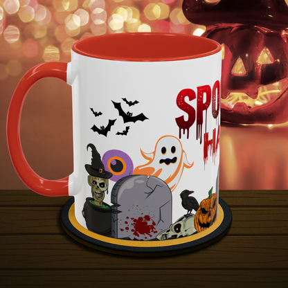 Ghouls & Zombies - Spooky Graveyard Halloween Mug