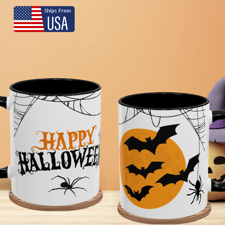 Happy Halloween - Bats and Cobwebs