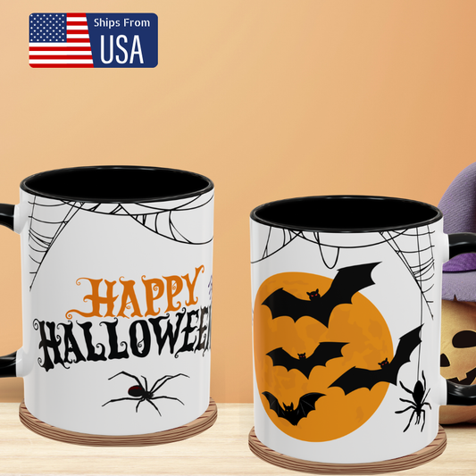 Happy Halloween - Bats and Cobwebs