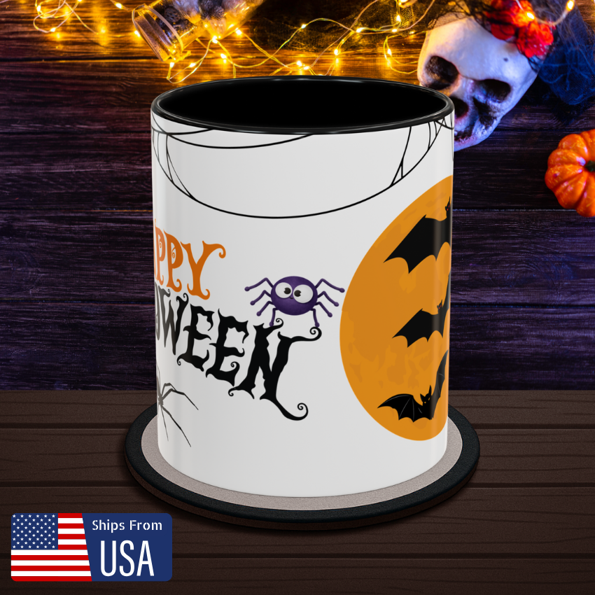 Happy Halloween - Bats and Cobwebs