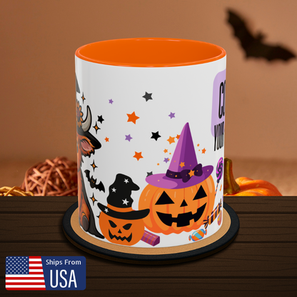 Cownt Your Pumpkins - Funny Halloween Mug