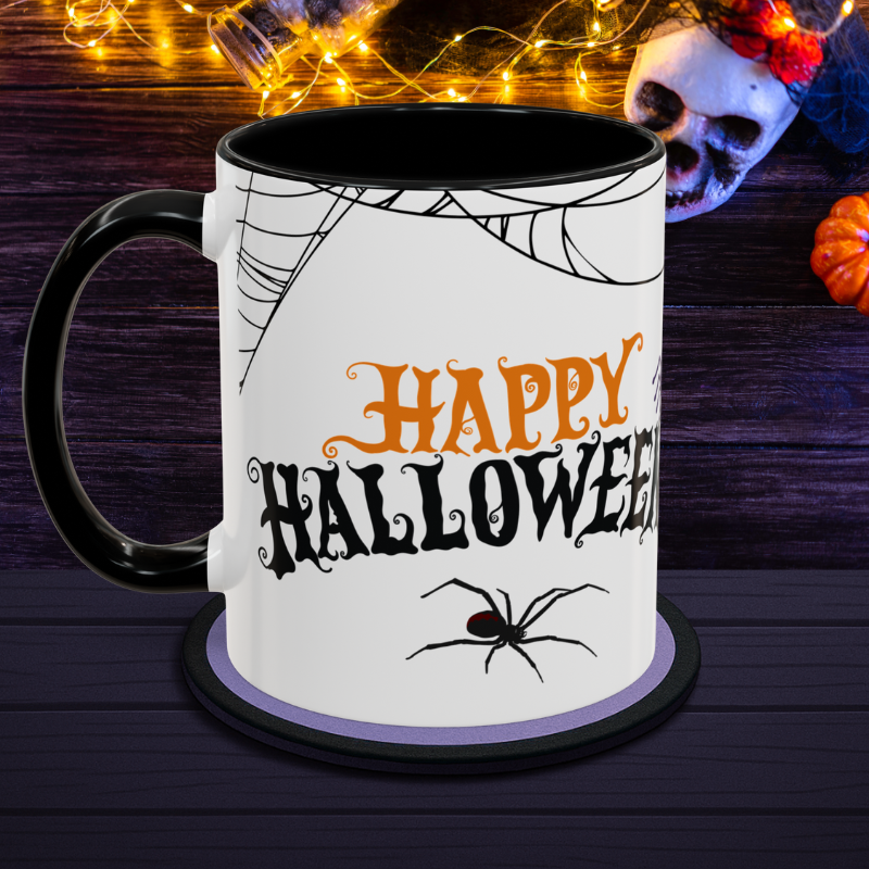 Happy Halloween - Bats and Cobwebs